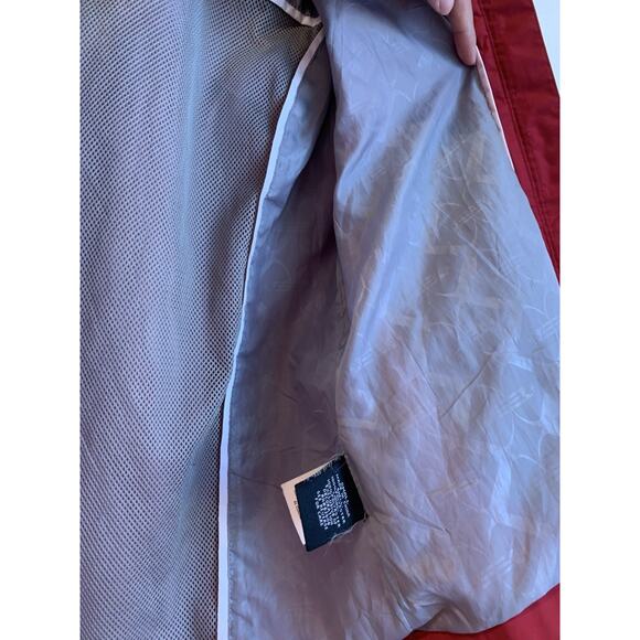 Free Country Women’s Windbreaker Jacket Radiance Hooded Red Size Large - Picture 11 of 13